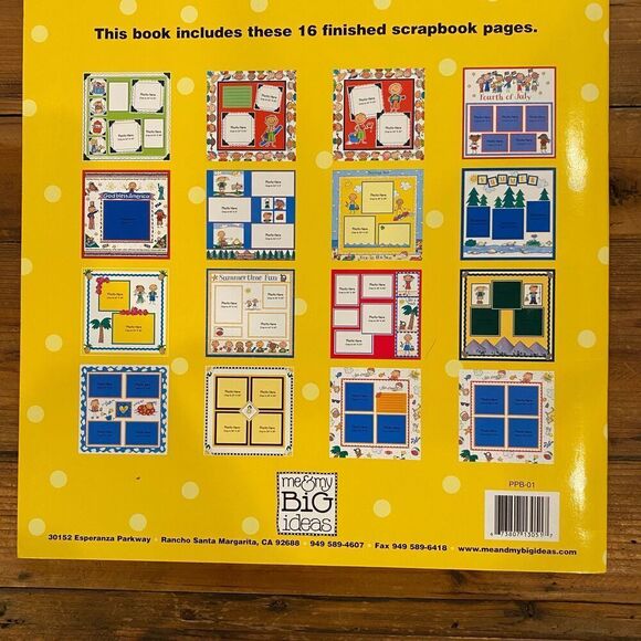 Power Page Instant Scrapbook Set of 5 Spring, Summer, Fall, Winter, School Days - Picture 6 of 16